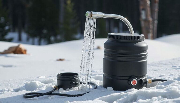 best portable hot water shower for camping