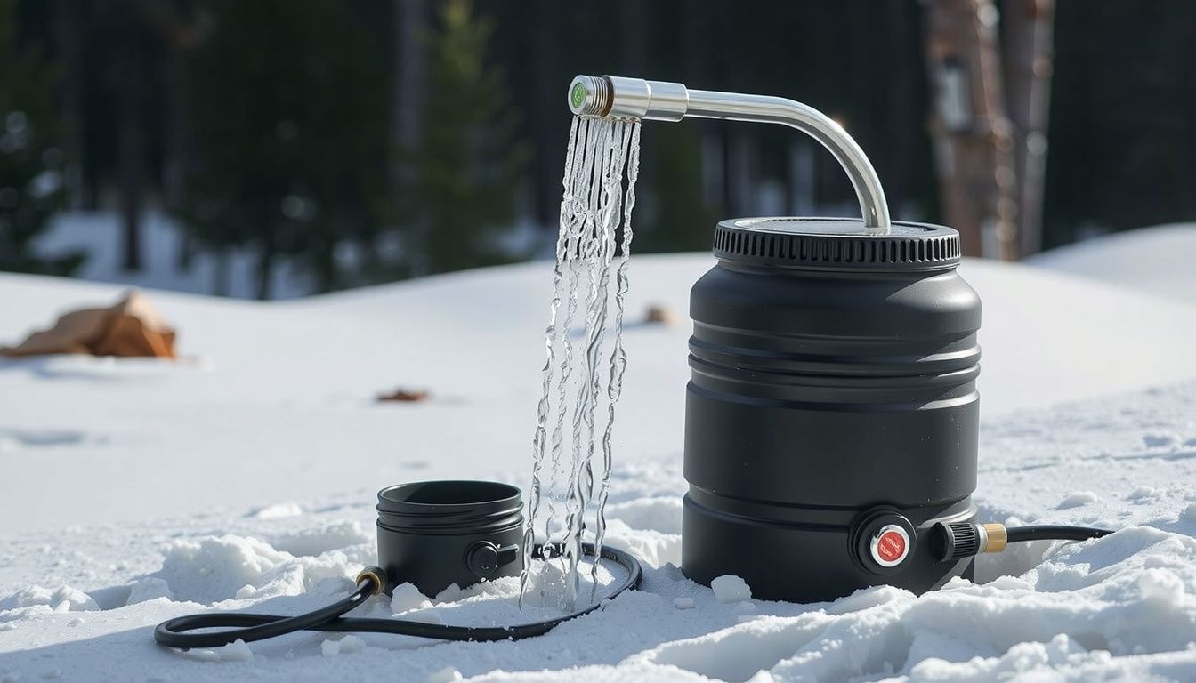 best portable hot water shower for camping