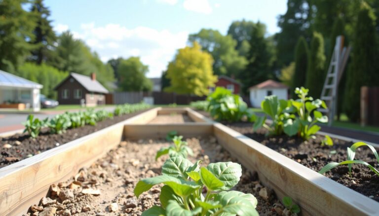 how high to fill raised garden bed
