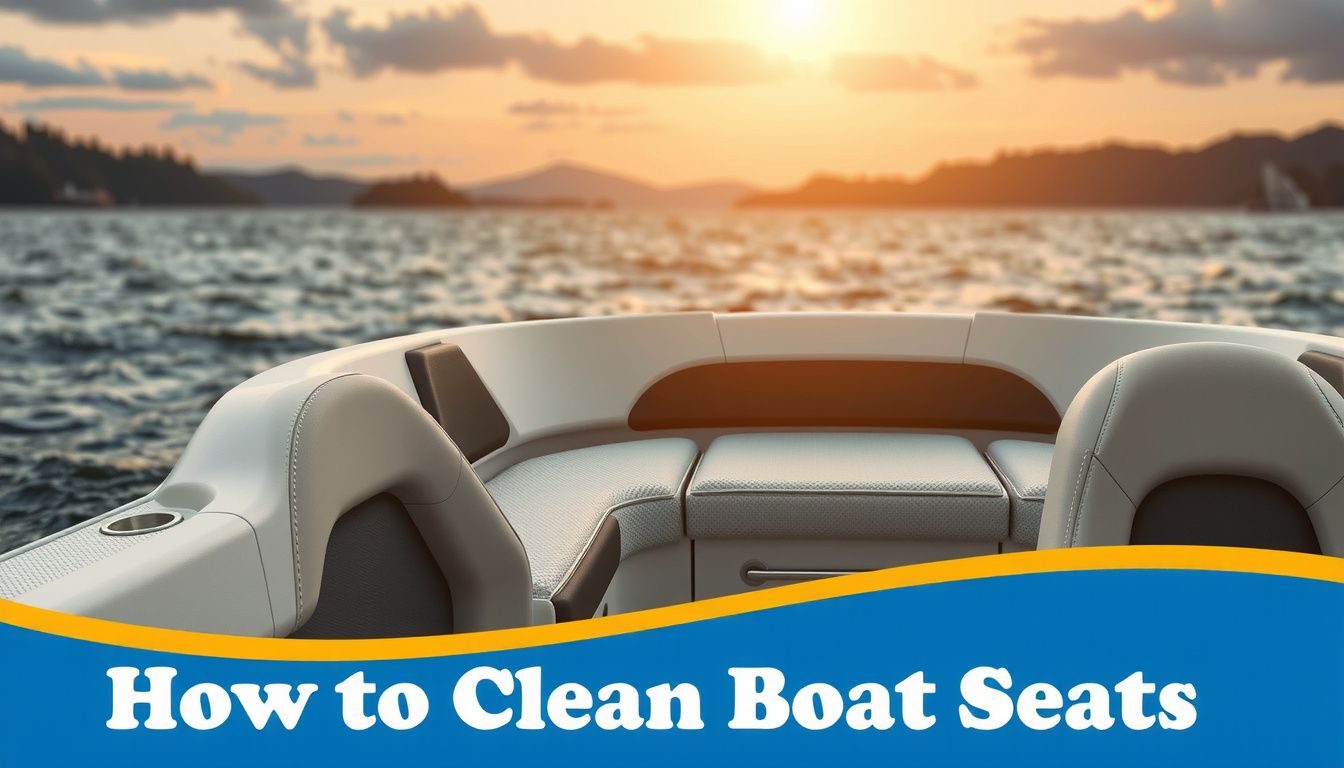 how to clean boat seats