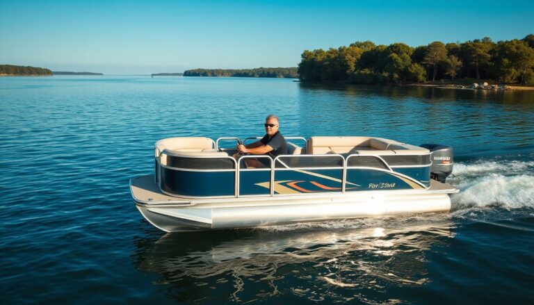 how to drive a pontoon boat
