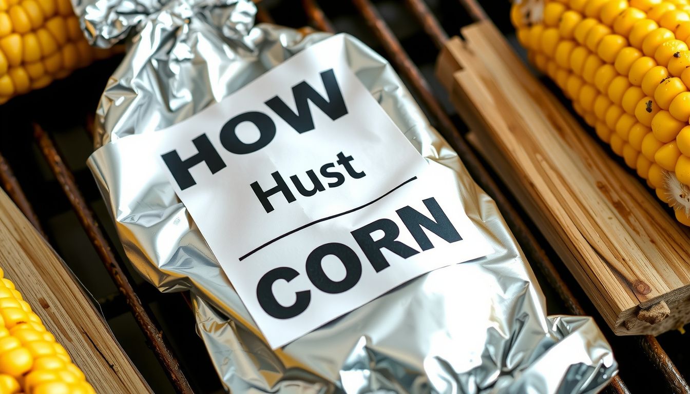how to grill corn without husk in foil