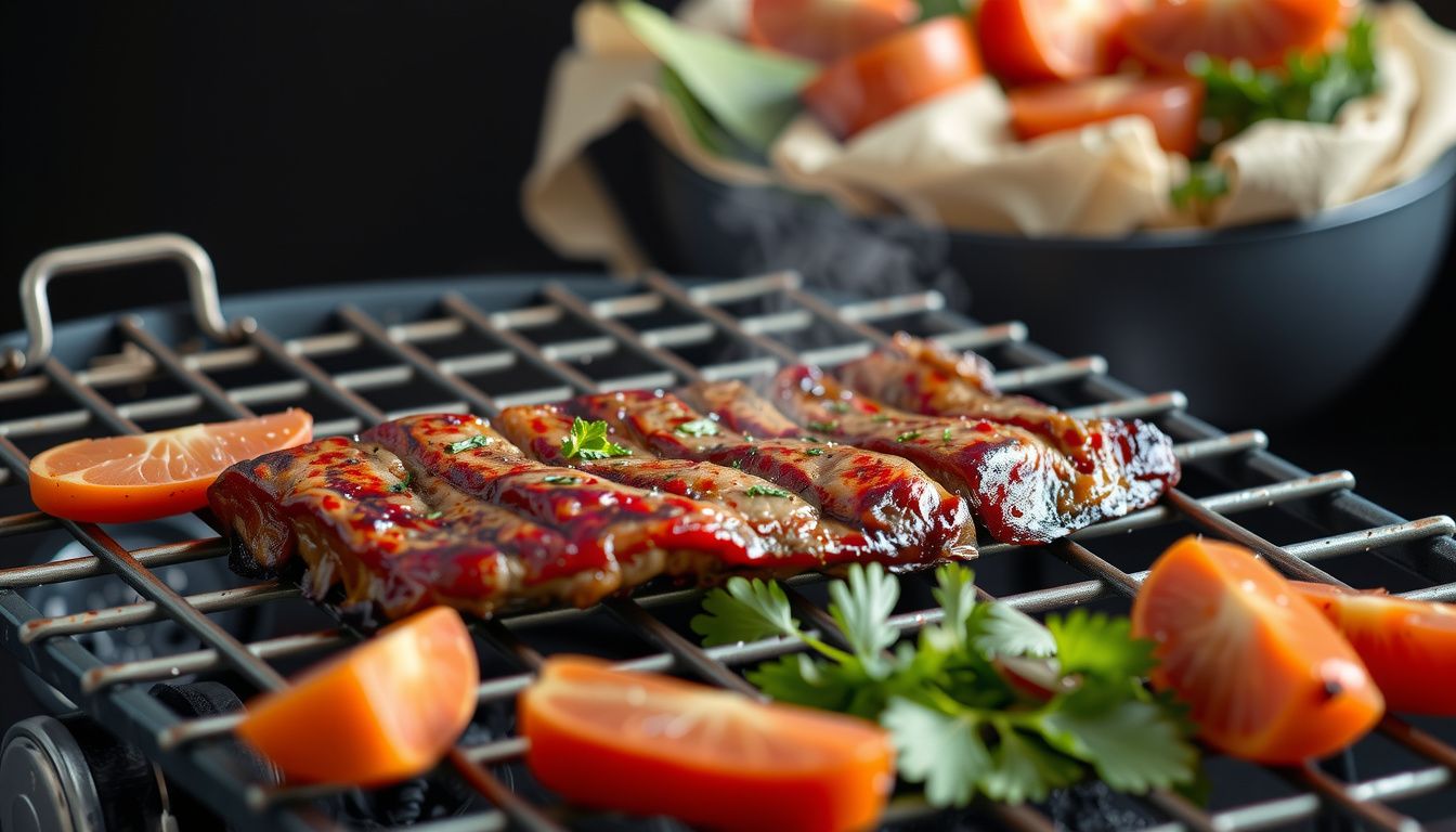 how to grill ribs on charcoal fast