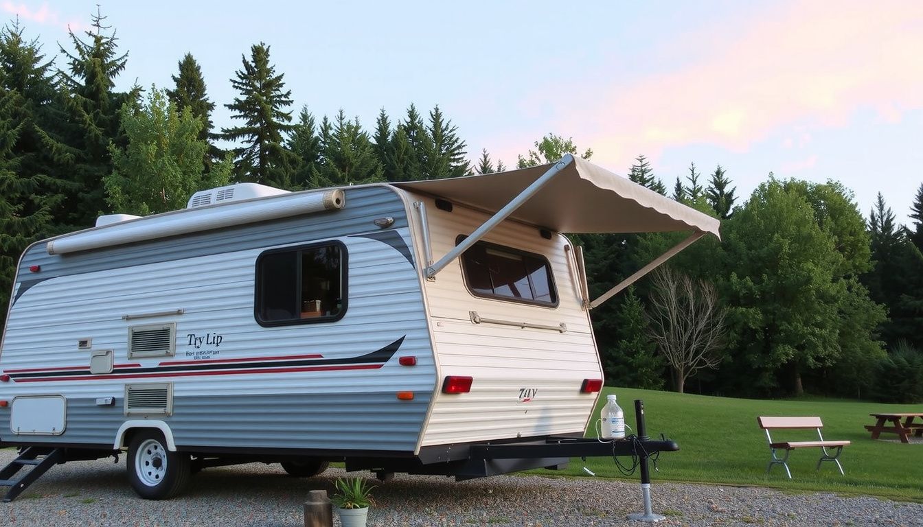 how to install an awning on a camper