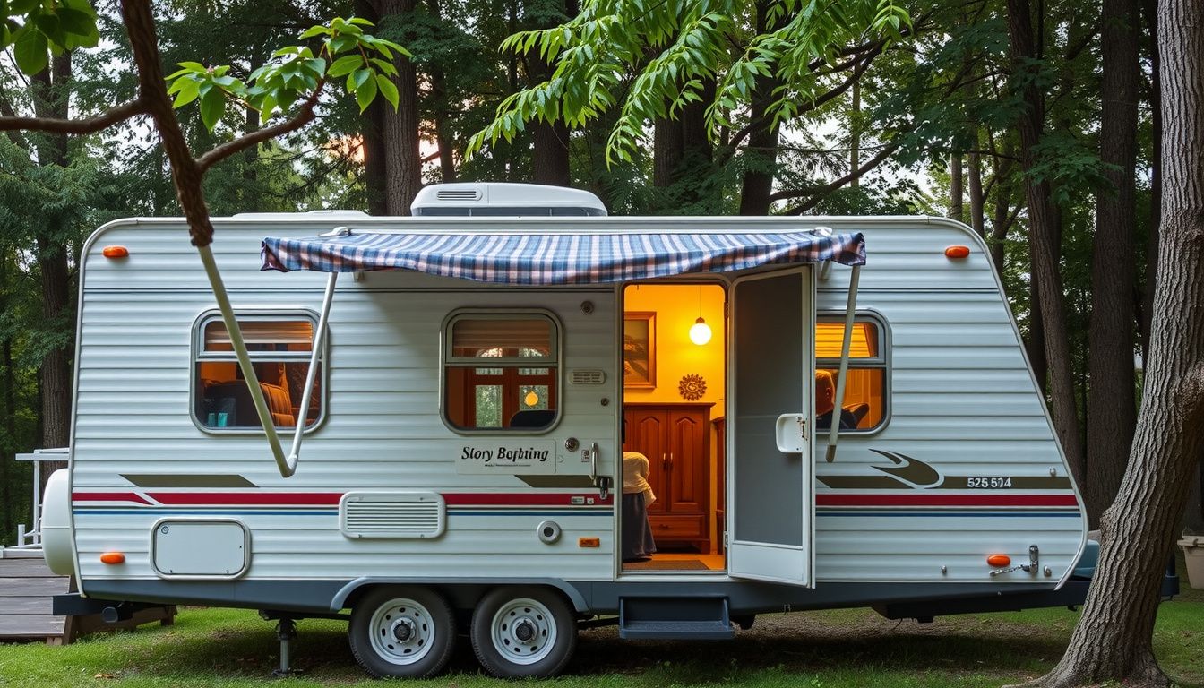 how to install camper awning