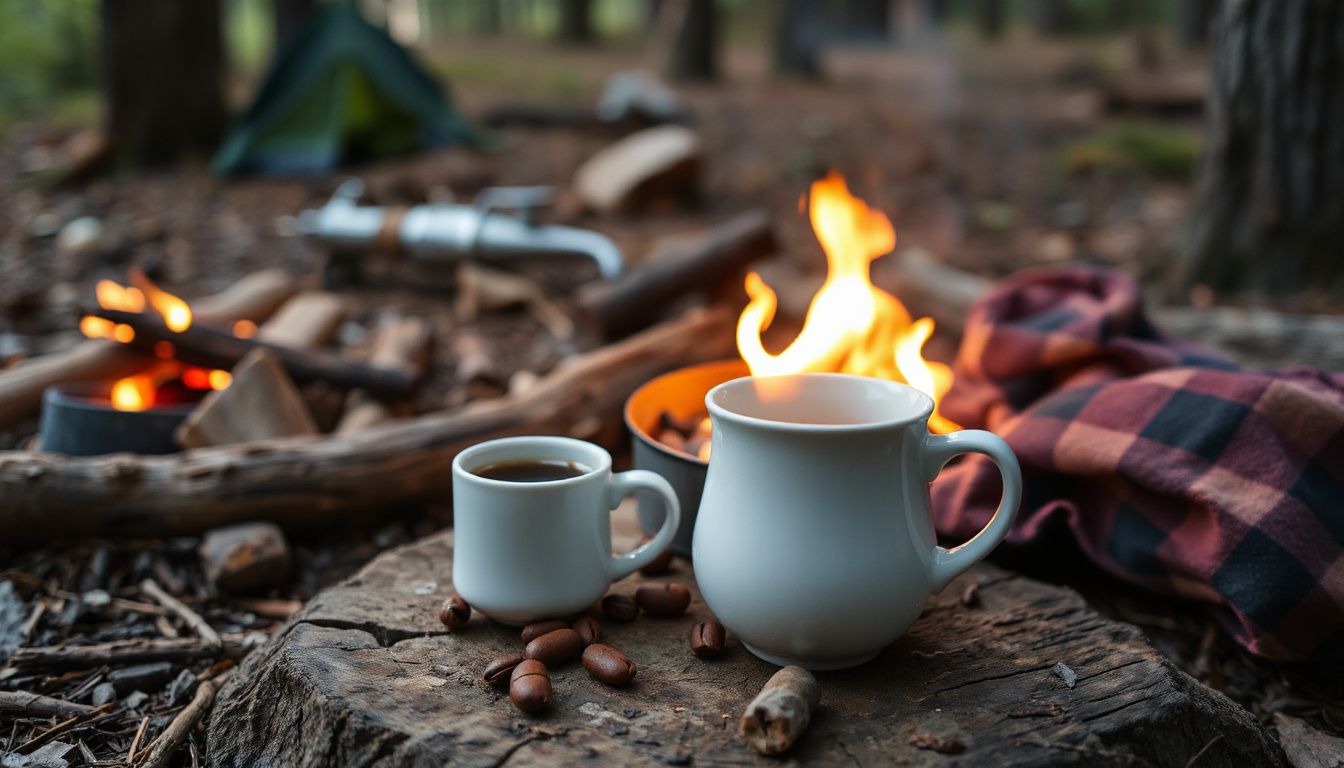 how to make coffee camping
