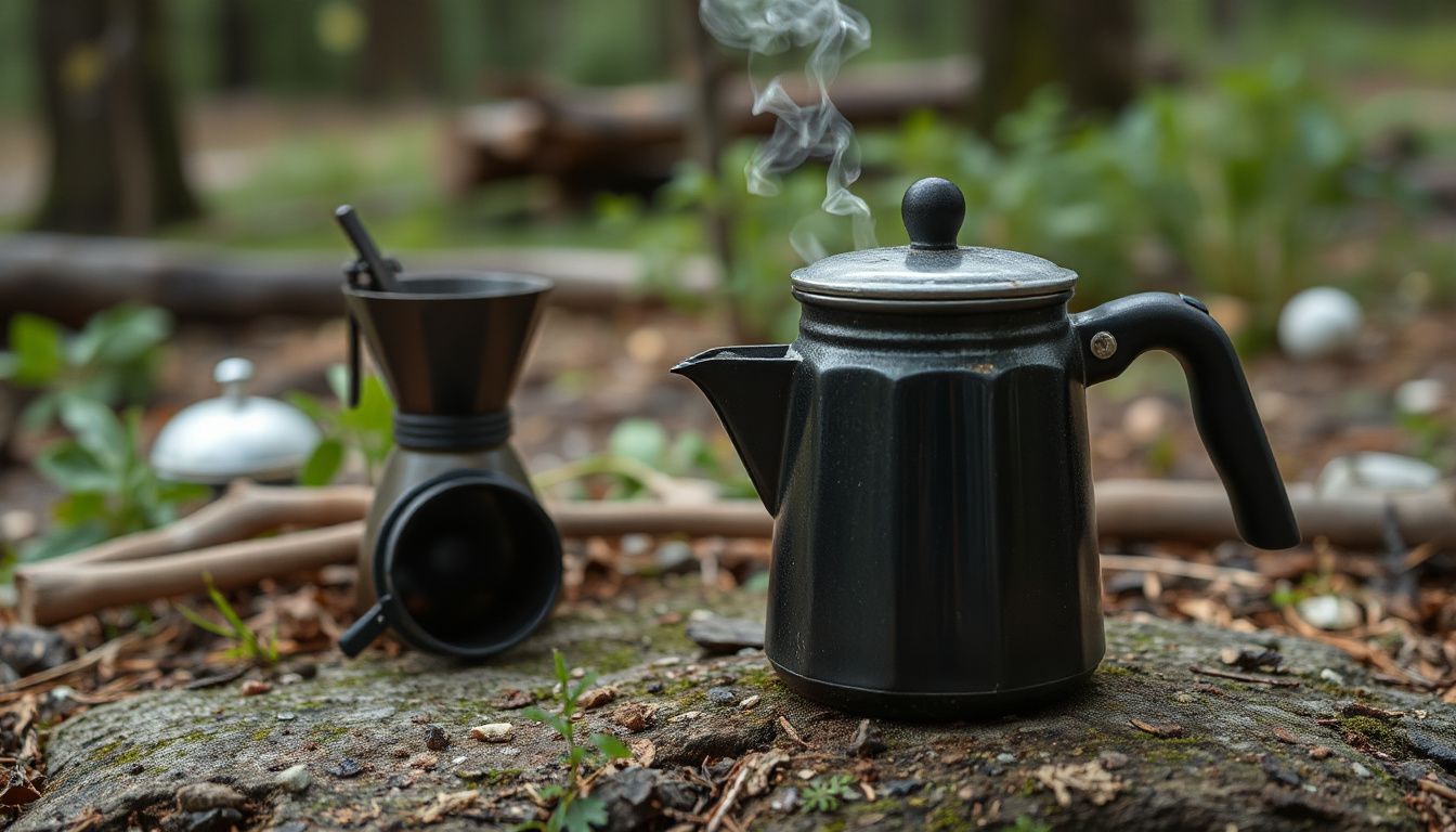 how to make coffee while camping without fire