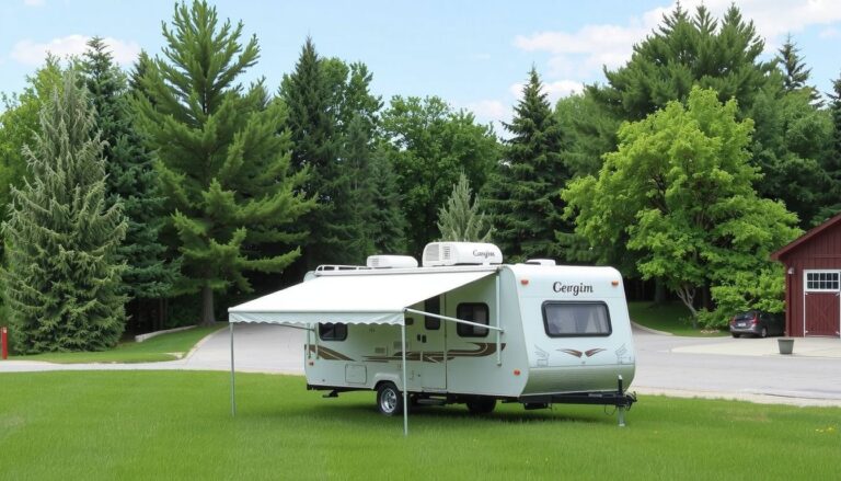 how to replace camper awning fabric
