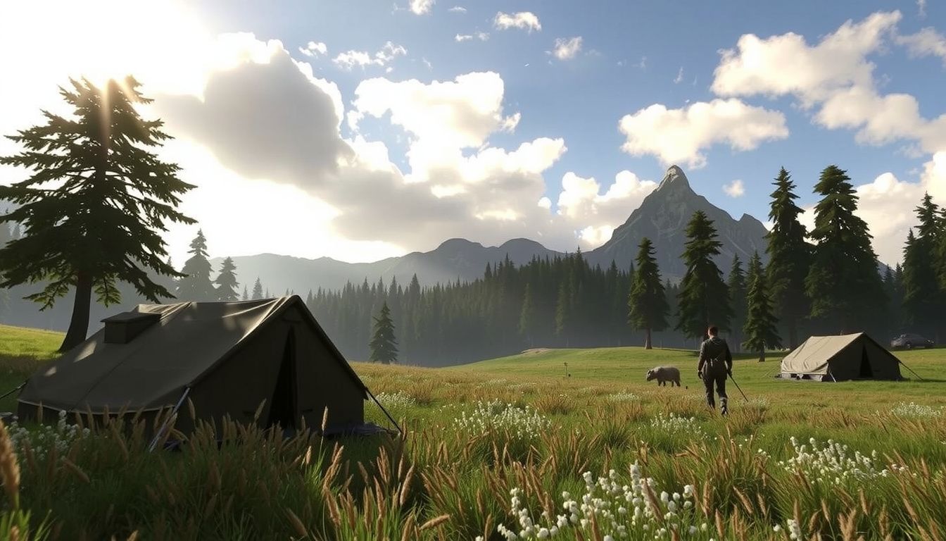 how to set up camp monster hunter wilds