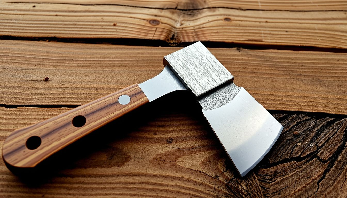 how to sharpen a hatchet with a file