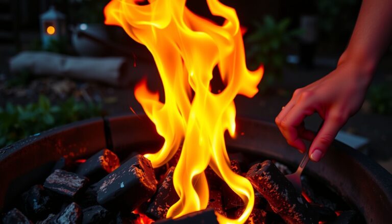 how to start a bbq fire with charcoal and firelighters