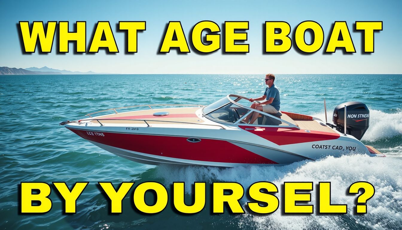 what age can you drive a boat by yourself
