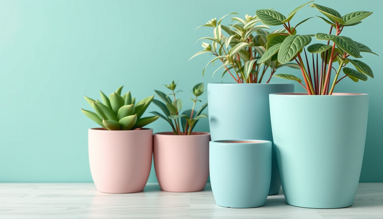 best color pots for plants