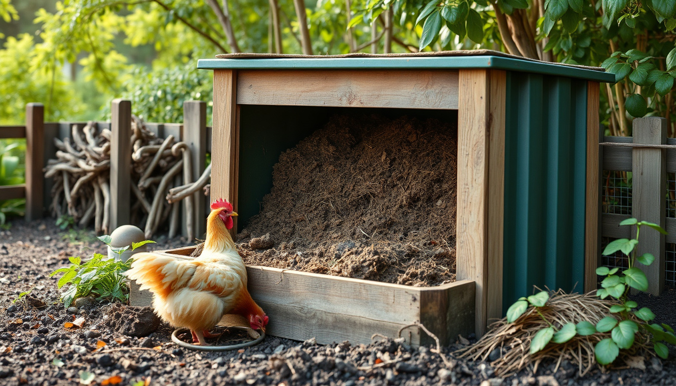 best compost bin for chicken manure
