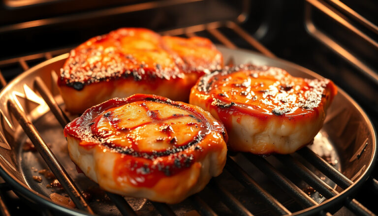 bbq boneless pork chops in oven