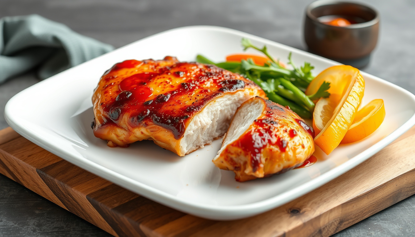 how long to bake bbq chicken breast