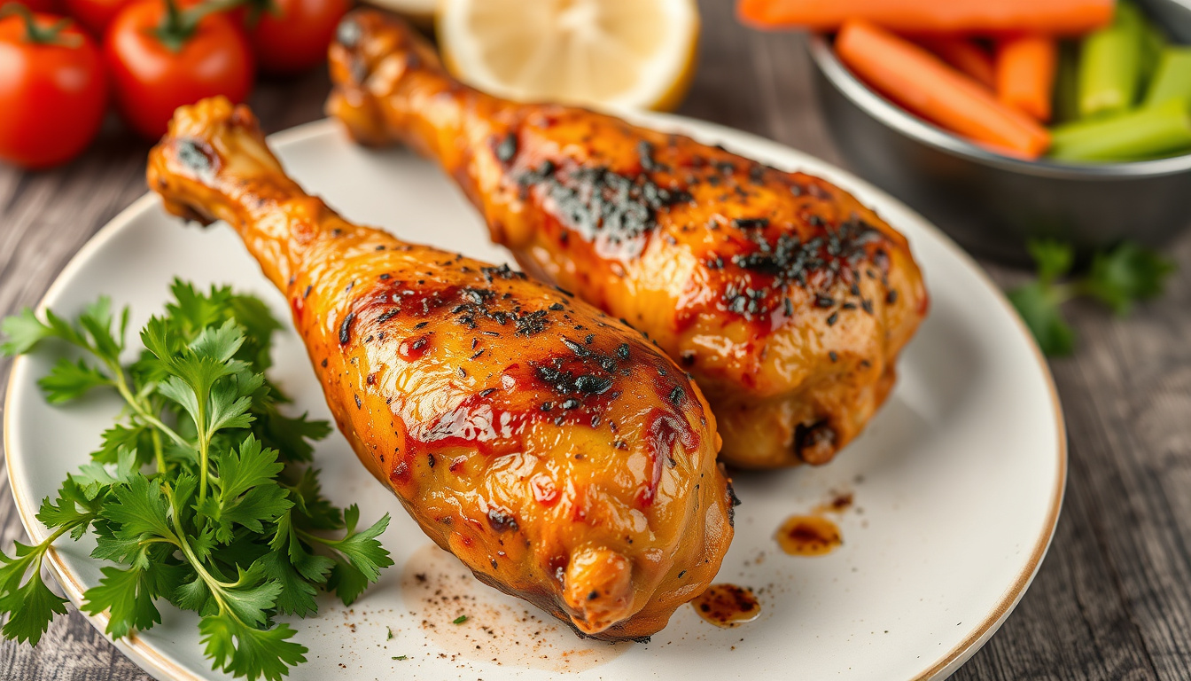 how long to bake bbq chicken legs