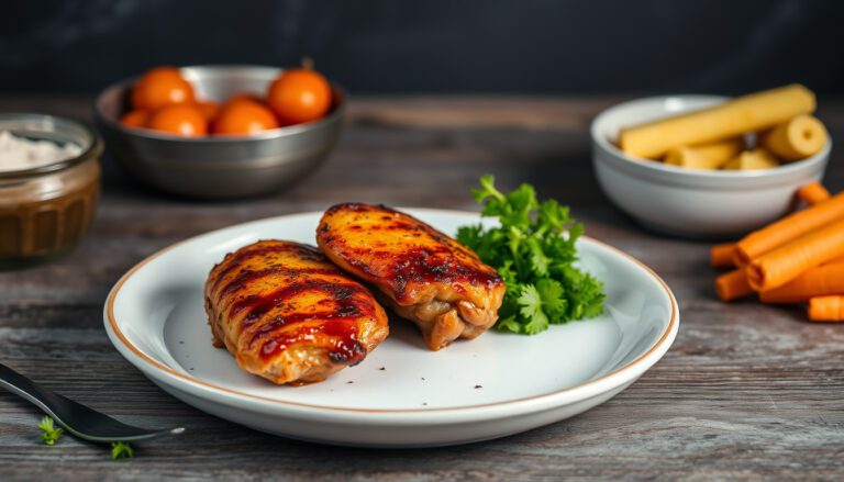 how long to bake bbq chicken thighs