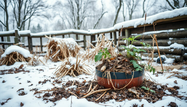 how often to turn compost in winter