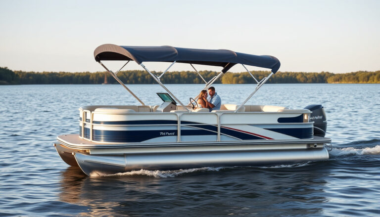 how to drive pontoon boat
