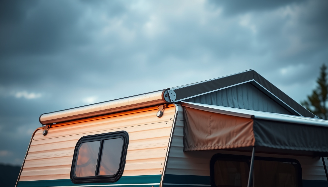 how to fix a leaking camper roof