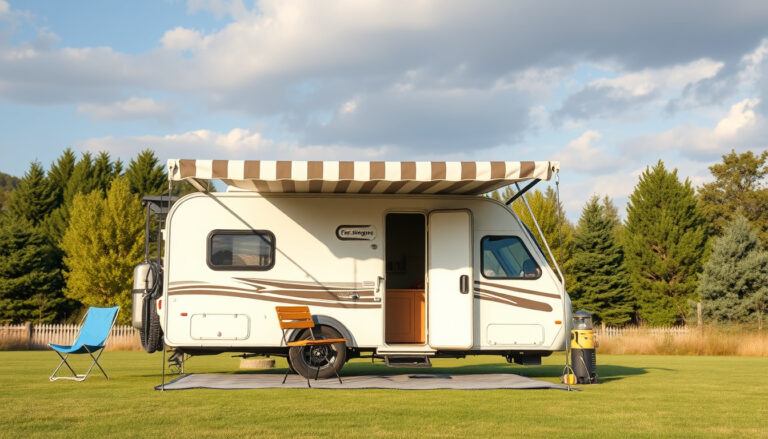 how to open camper awning