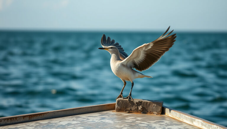 how to scare birds off boat